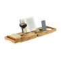 Bathroom table 5.5x107.5x23cm., light brown/gray