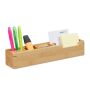 Writing instrument organizer 6x32x7 cm., light brown