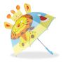 Umbrella "Lion" 59x8x6cm., yellow/orange/blue colors