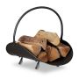 Firewood bag 40x38x48cm., black