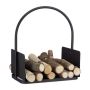 Firewood bag 46x40x30cm., black