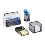 Set of 4 writing implement organizers, black