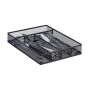 Cutlery tray 5x23.5x31.7cm., black
