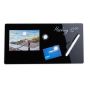 Glass, magnetic board 20x40 cm., black