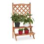 Flower stand with 2 shelves 109.5x61x40cm., light brown