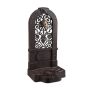 Garden fountain 83x39x33cm., dark brown/gold color