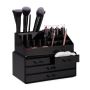 Makeup organizer with drawers 19x24x13.5cm., black