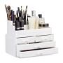 Makeup organizer with drawers 19x23.5x14cm., white