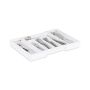Cutlery tray 5x29x33.5cm., white