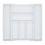 Cutlery tray 5x30x46cm., white