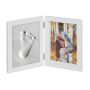 Picture frame with plaster 19x28x1cm., white