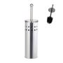 Toilet brush 39x10x10cm., silver/black