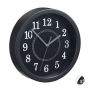 Wall clock 20x4cm., white/black/gray