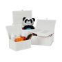 Set of 3 boxes with lid, white