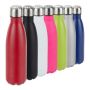 Drinking bottle 26.5x7cm., red/silver/black