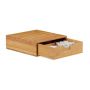 Storage box 8x27.5x29.5cm., light brown
