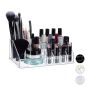 Transparent makeup organizer 8x22x12.5cm.