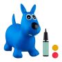 Inflatable toy "Dog" 50x26x60cm., blue/black/white