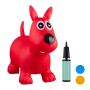Inflatable toy "Dog" 50x26x60cm., red/black/white
