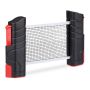 Table tennis net 19.5x13x5cm., red/black/white