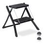 Household ladder 45x50x50cm., black