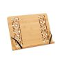 Book stand 24x34x21cm., light brown/black