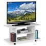 Living room table 45x60x40cm., white/gray/black