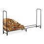 Firewood stand 122x245x40cm., black