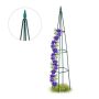 Garden grill "Tower" 192x31x31cm., green color