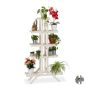 Flower stand with 5 shelves 142x83x25cm., white