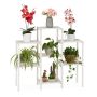 Flower stand with 7 shelves 86.5x95x29.5cm., white
