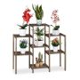 Flower stand with 7 shelves 86x95x29cm., dark brown