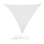 Triangular sun awning 400x400x400cm., white