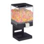 Food dispenser 31x16.5x18.5cm., black