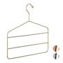 Clothes hanger, gold color