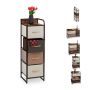 Living room cabinet 99.5x31x31.5cm., beige/brown/light brown color