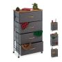 Living room cabinet 93x58x30cm., dark gray/light brown