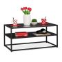 Coffee table 42x90x50cm., black