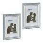 Set of 2 photo frames 36.5x26.5x2cm., silver color