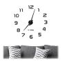 Wall clock 3D 110cm., black color