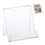 Transparent book stand 15x15x11.5cm.