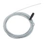 Sewer pipe cleaning spiral 10m, black/silver