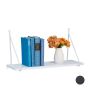 Living room wall shelf 30x60x22cm., white