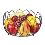 Fruit basket 13x27cm., black
