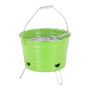 Portable grill 40x30x36cm., green/silver color