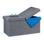 Folding bench 38.5x75.5x37.5cm., gray