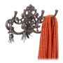 Wall hanger 20.5x34x12.5cm., brown