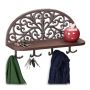 Wall hanger 23x39x11.5cm., brown