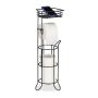 Toilet paper holder 57.5x18.5x17.5cm., black