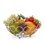 Fruit basket 9x22.5cm., silver color
